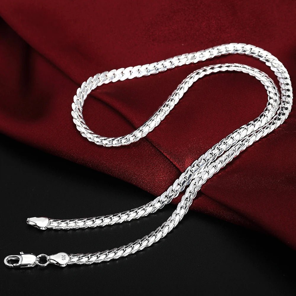Naomi - 925 Sterling Silver 6mm Necklace