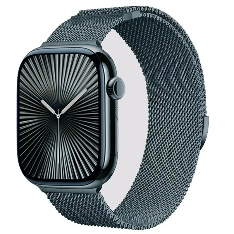 Metal Milanese Strap for Apple Watch Band Ultra3/2 49mm 11 10 9 8 7 Magnetic Bracelet iWatch 6 5 4 SE2 46mm 45mm 41mm 44mm 40mm