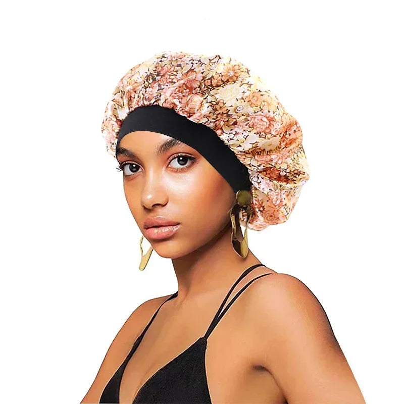 Vanessa - Double Layer Satin Hair Cap