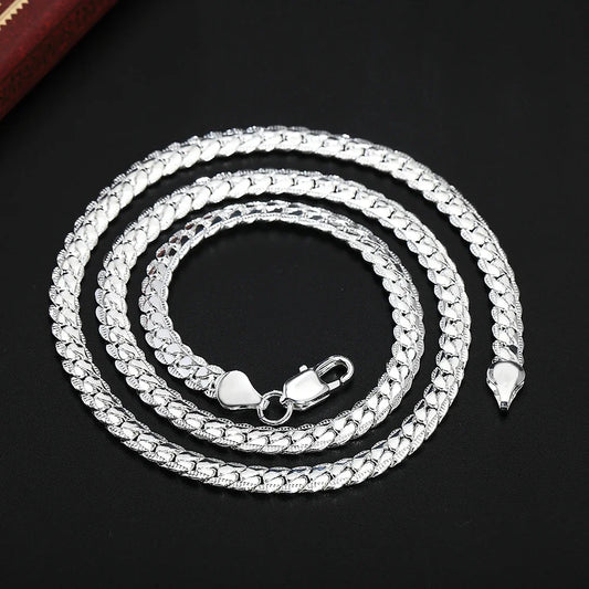 Naomi - 925 Sterling Silver 6mm Necklace