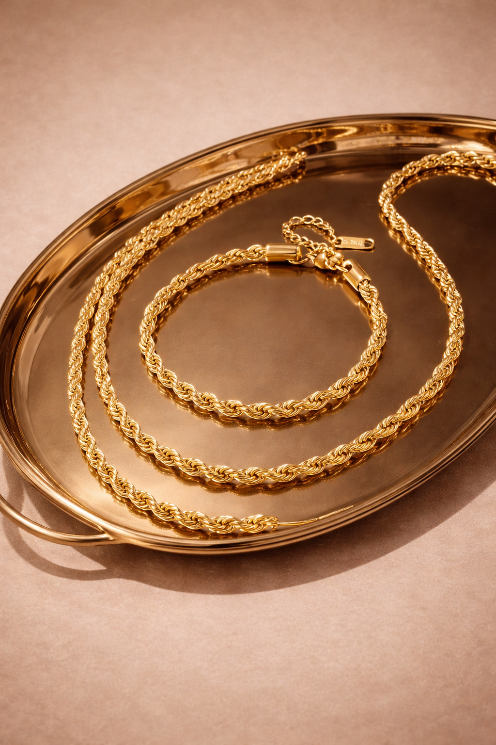 Nina - Stainless Rope Chain