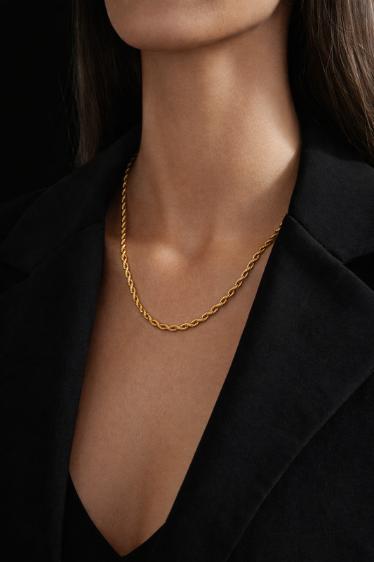 Nina - Stainless Rope Chain