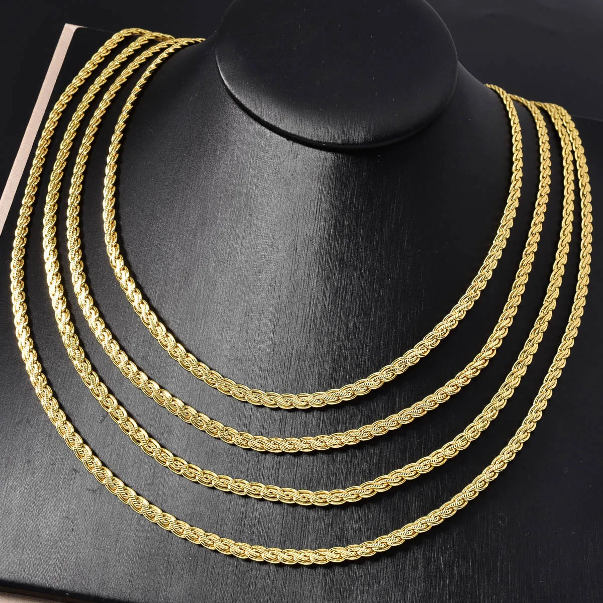 Monaco - 18k Gold Plated Banquet Necklace