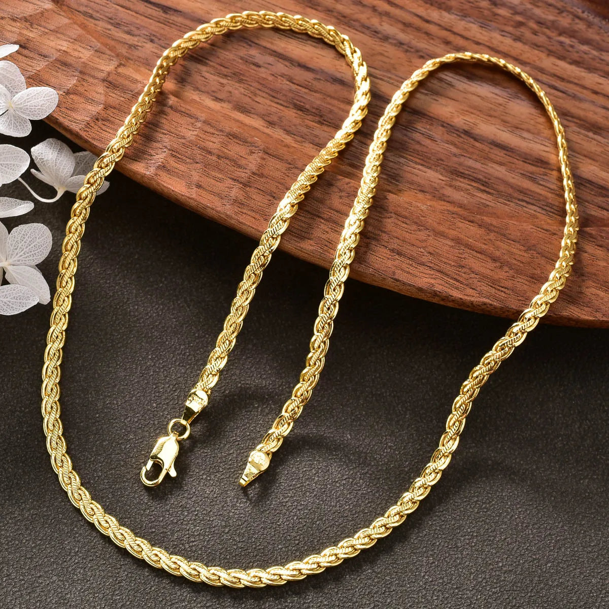 Monaco - 18k Gold Plated Banquet Necklace