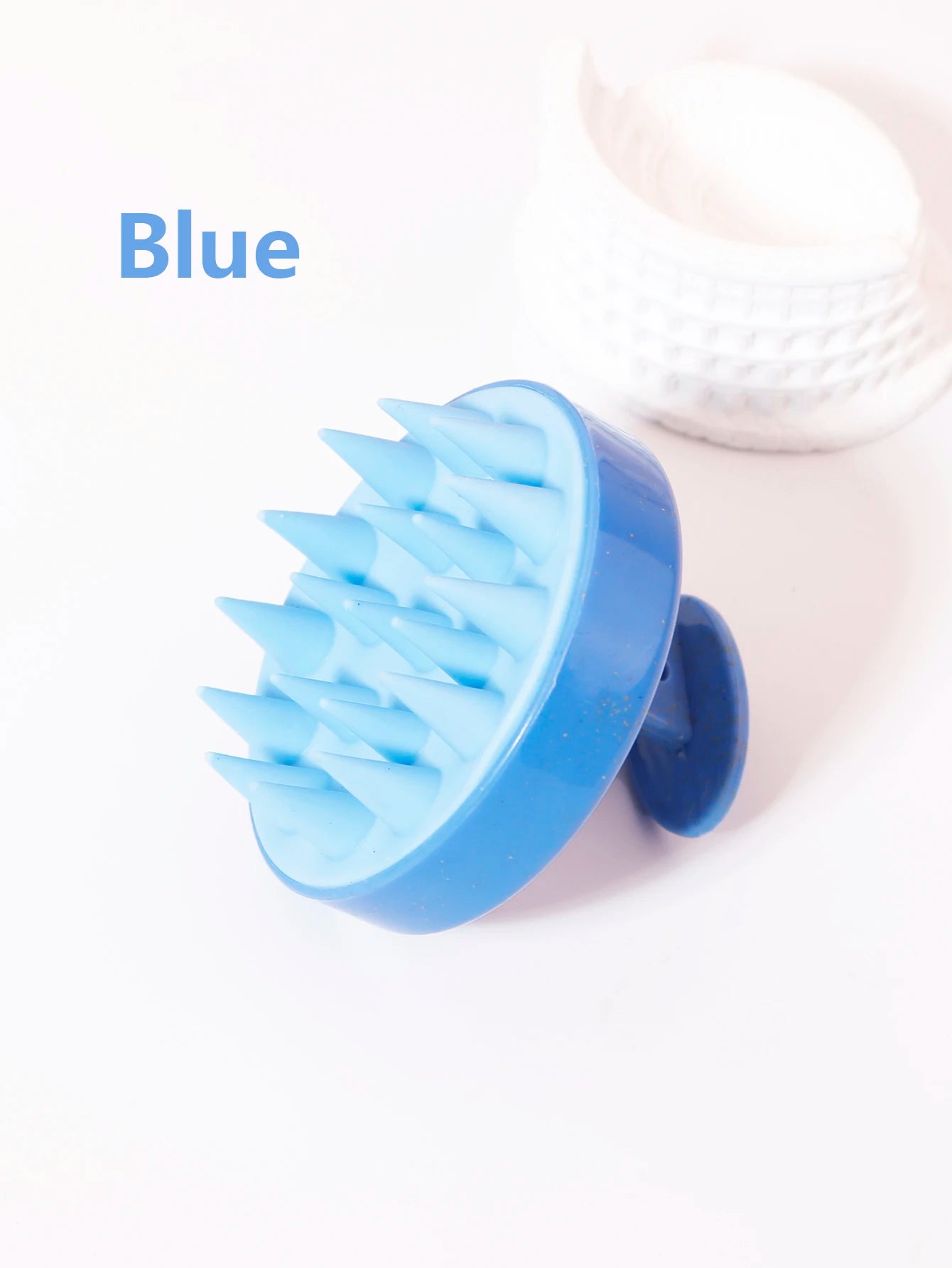 Hair wash brush, silicone scalp massage comb, soft body massage brush, beauty and hairdressing tool Special for real hair wigs