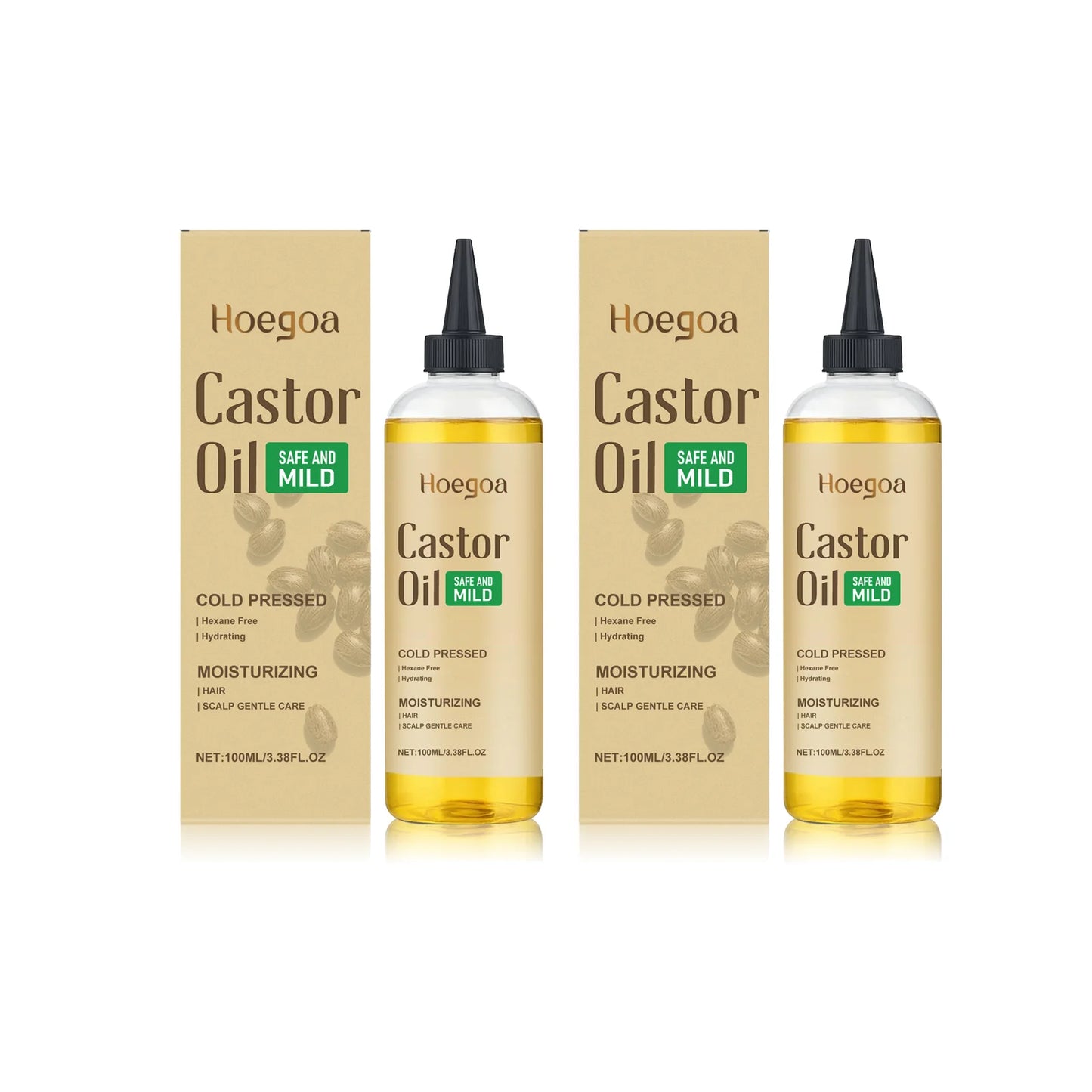 Castor Oil Essential Oil For Hair Strengthen Repair Regrowth Oil