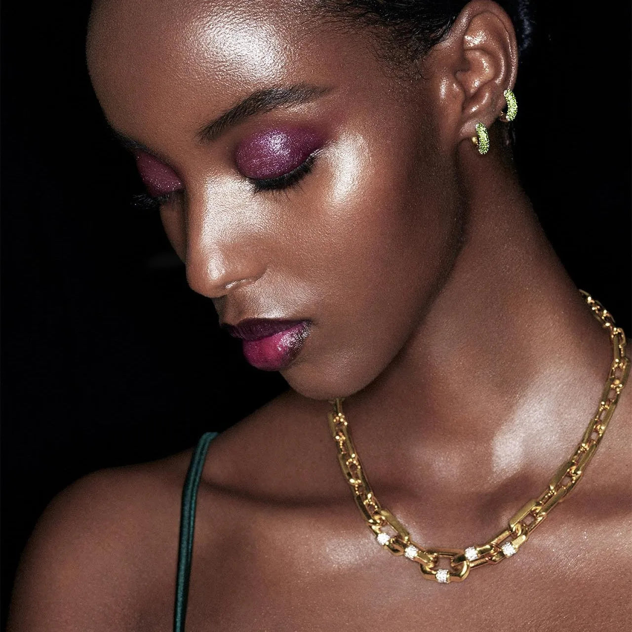 Skye - Earrings 18K Retro Hoops