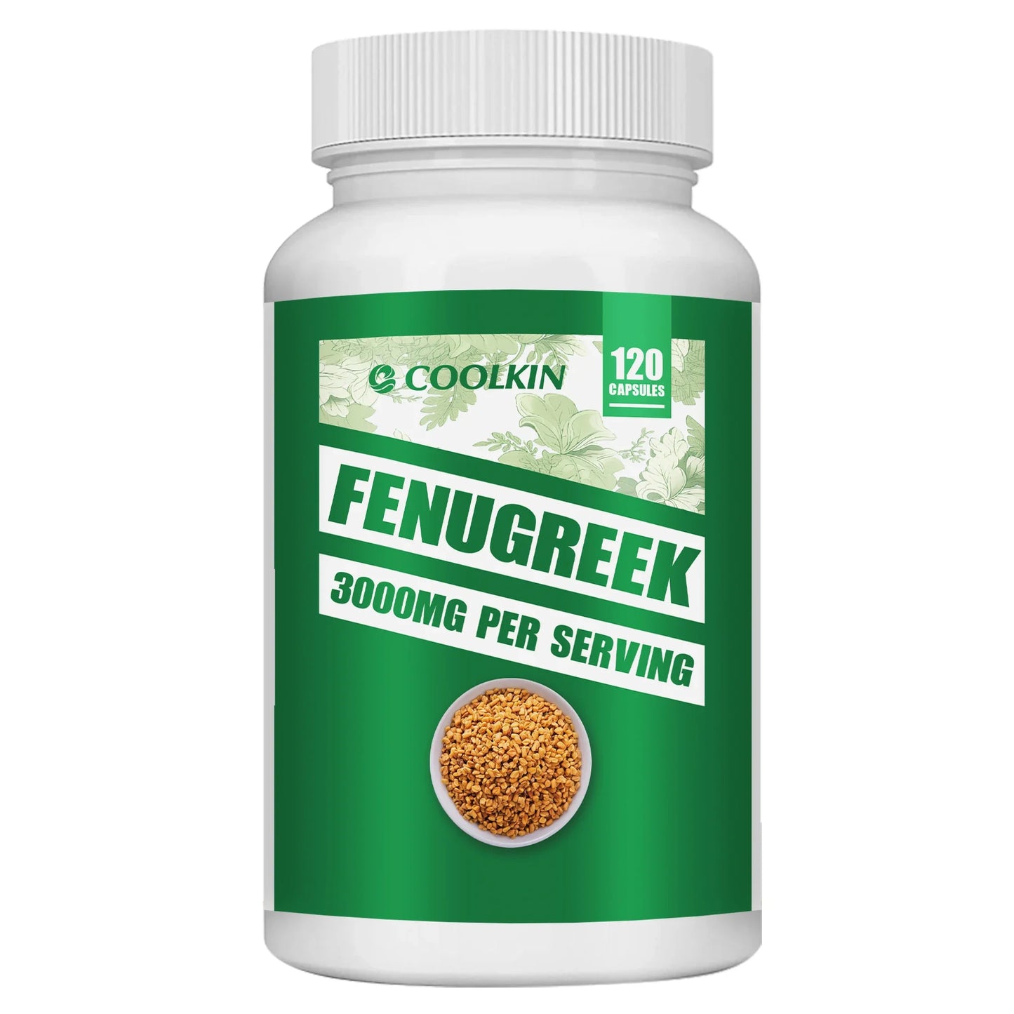 Fenugreek - Rich in Protein and Vitamins - Suitable for Breastfeeding Mothers, Helps Digestion, Weight Management - 120 Capsules