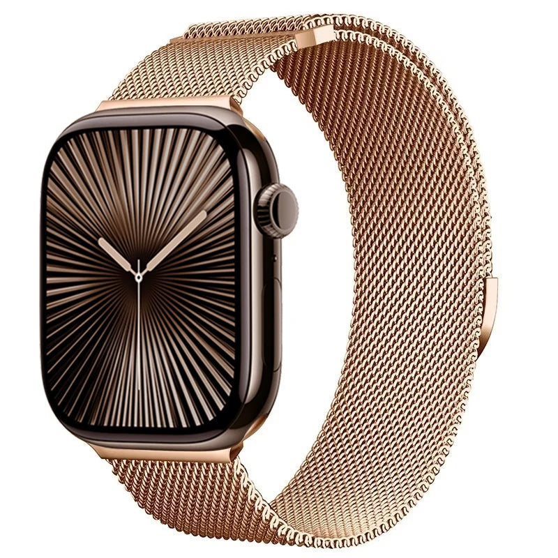 Metal Milanese Strap for Apple Watch Band Ultra3/2 49mm 11 10 9 8 7 Magnetic Bracelet iWatch 6 5 4 SE2 46mm 45mm 41mm 44mm 40mm