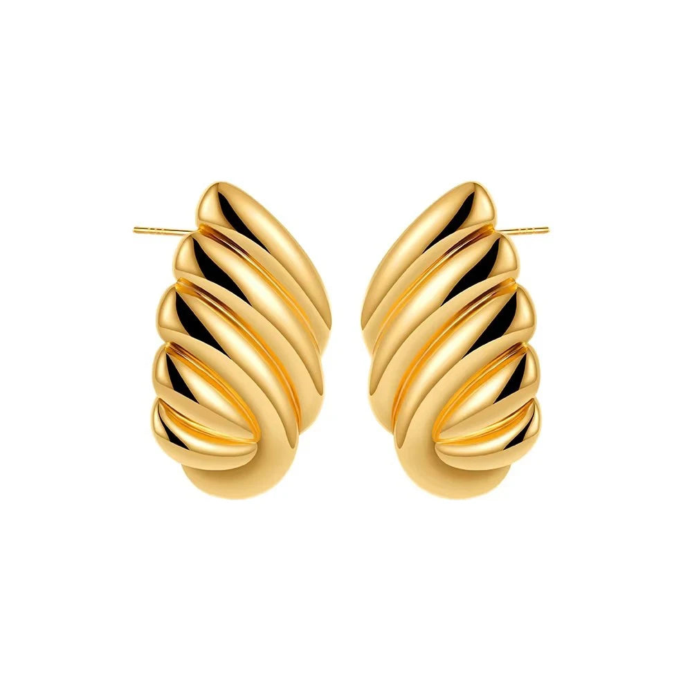 Vaila - 18k gold plated Stainless Twist Knot Earrings - Multiple Variants