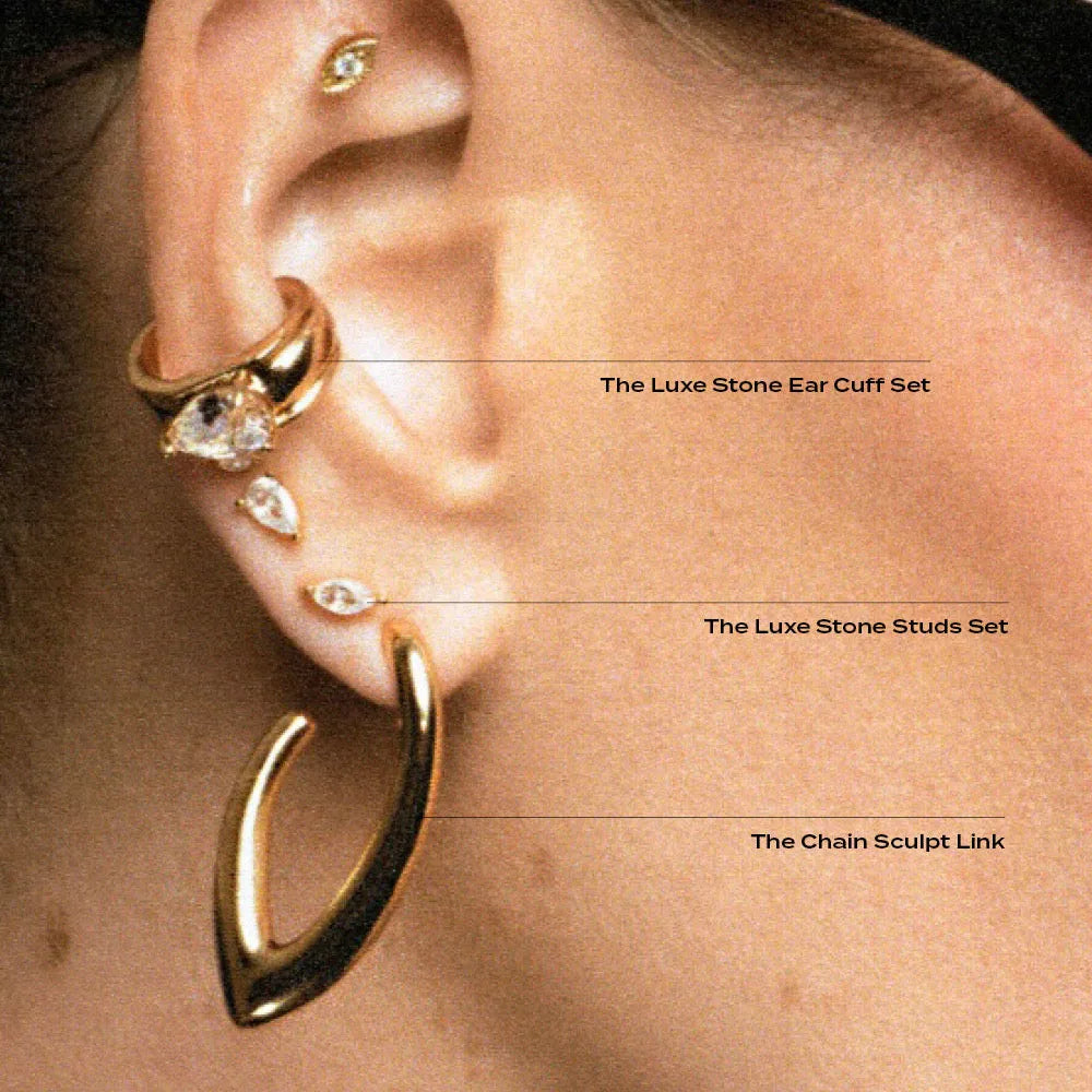 Diana - Classic 18K Gold plated Stainless Droplet