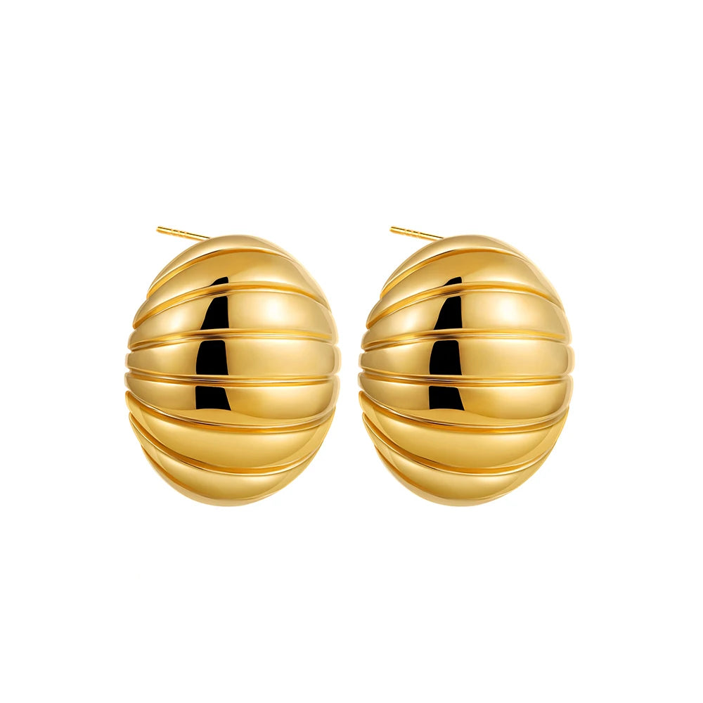 Vaila - 18k gold plated Stainless Twist Knot Earrings - Multiple Variants