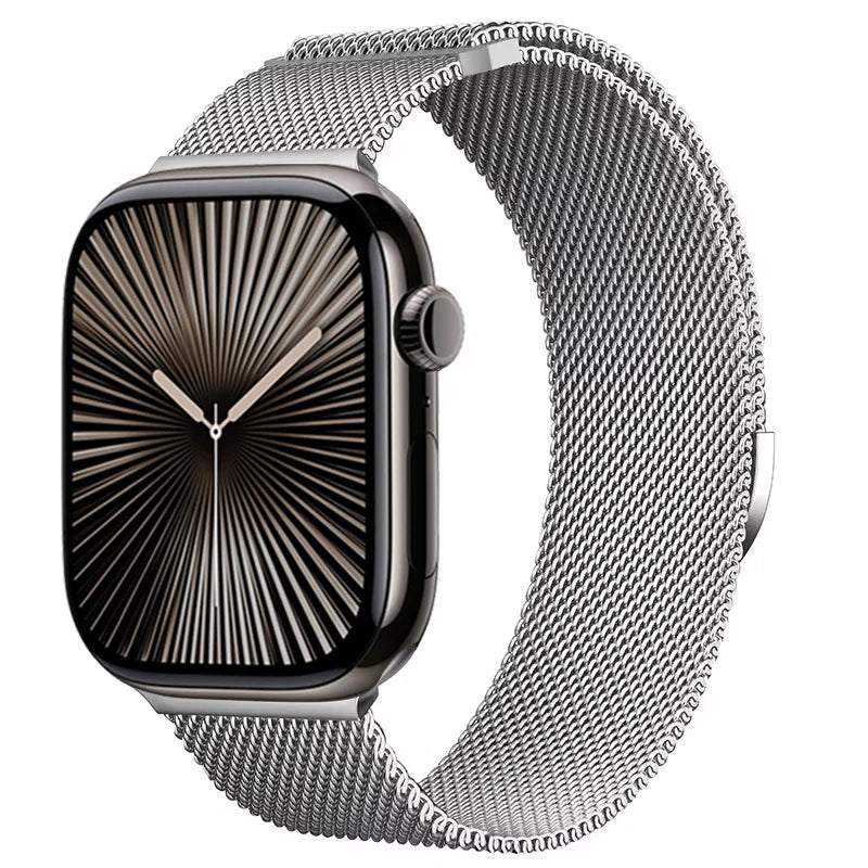 Metal Milanese Strap for Apple Watch Band Ultra3/2 49mm 11 10 9 8 7 Magnetic Bracelet iWatch 6 5 4 SE2 46mm 45mm 41mm 44mm 40mm