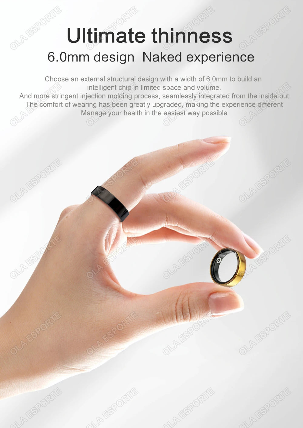 2025 Smart Ring Bluetooth Monitor