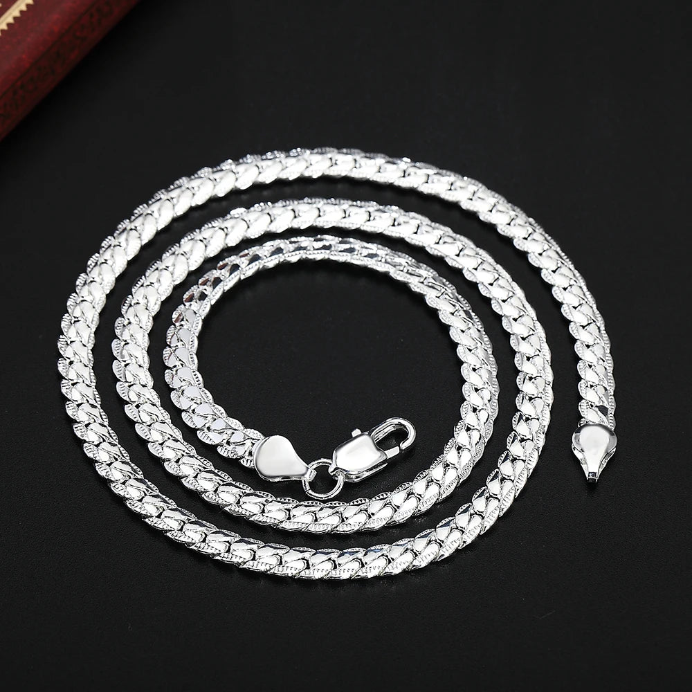 Naomi - 925 Sterling Silver 6mm Necklace