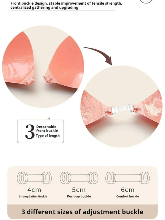 Heart Shaped Silicone Nipple Covers Wireless Bra Invisible