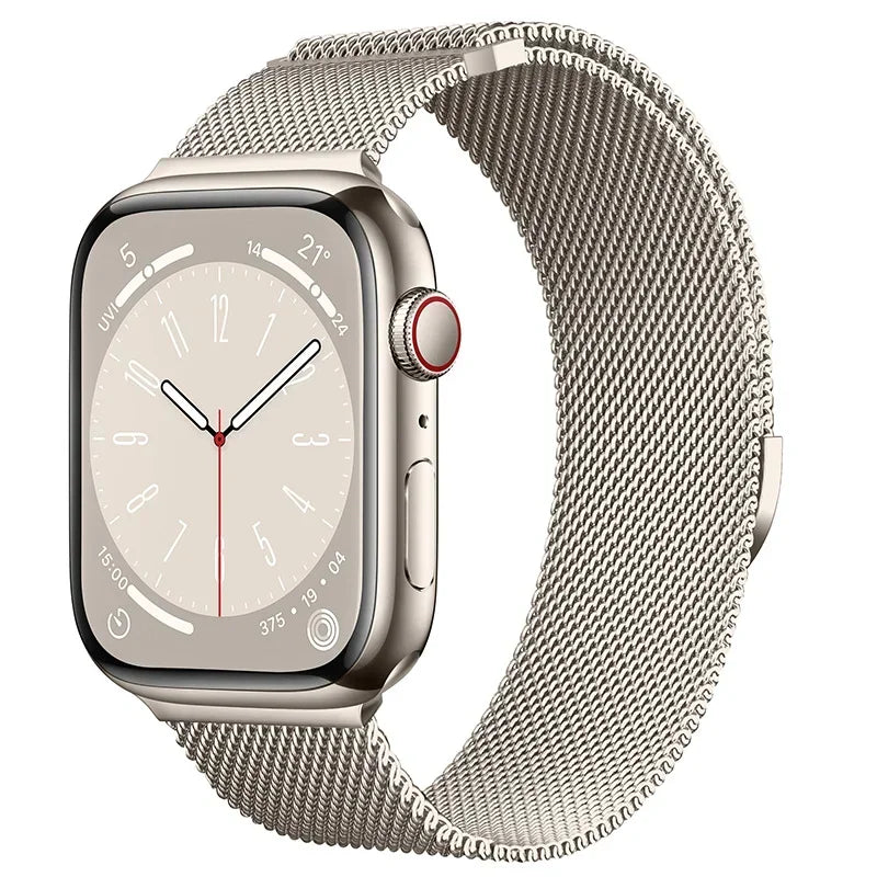 Metal Milanese Strap for Apple Watch Band Ultra3/2 49mm 11 10 9 8 7 Magnetic Bracelet iWatch 6 5 4 SE2 46mm 45mm 41mm 44mm 40mm