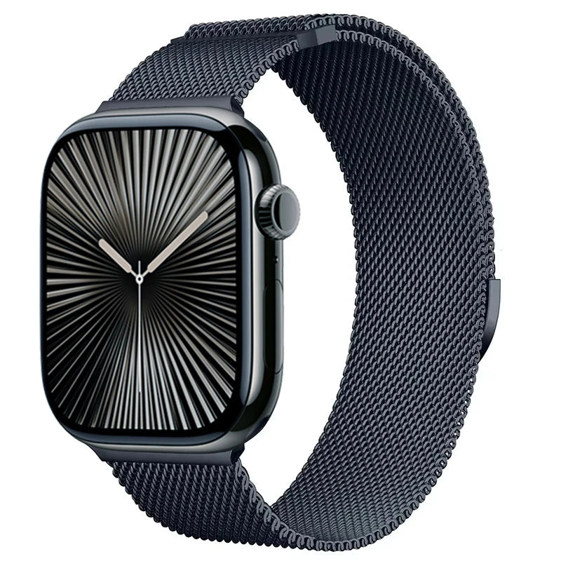 Metal Milanese Strap for Apple Watch Band Ultra3/2 49mm 11 10 9 8 7 Magnetic Bracelet iWatch 6 5 4 SE2 46mm 45mm 41mm 44mm 40mm