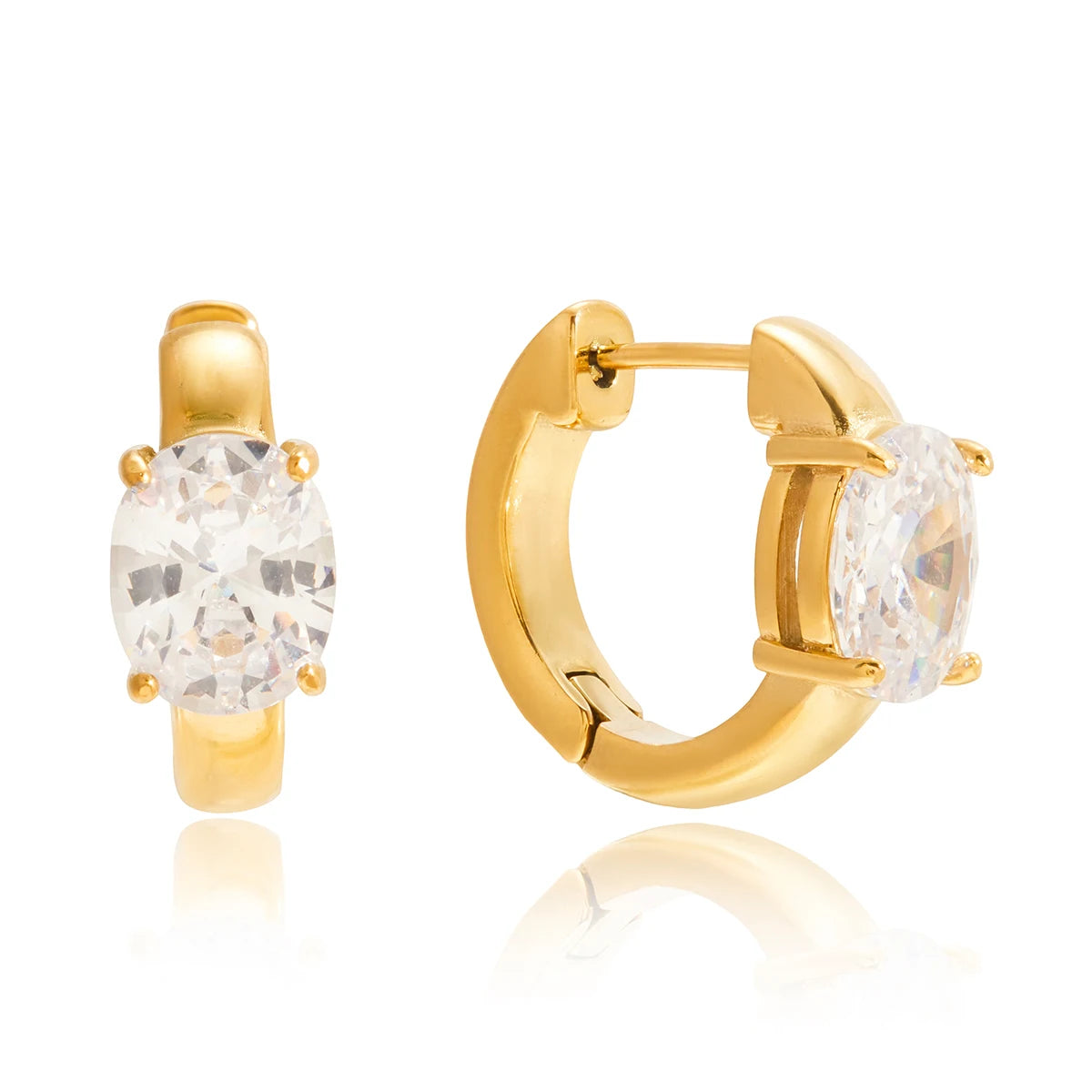Diana - Classic 18K Gold plated Stainless Droplet
