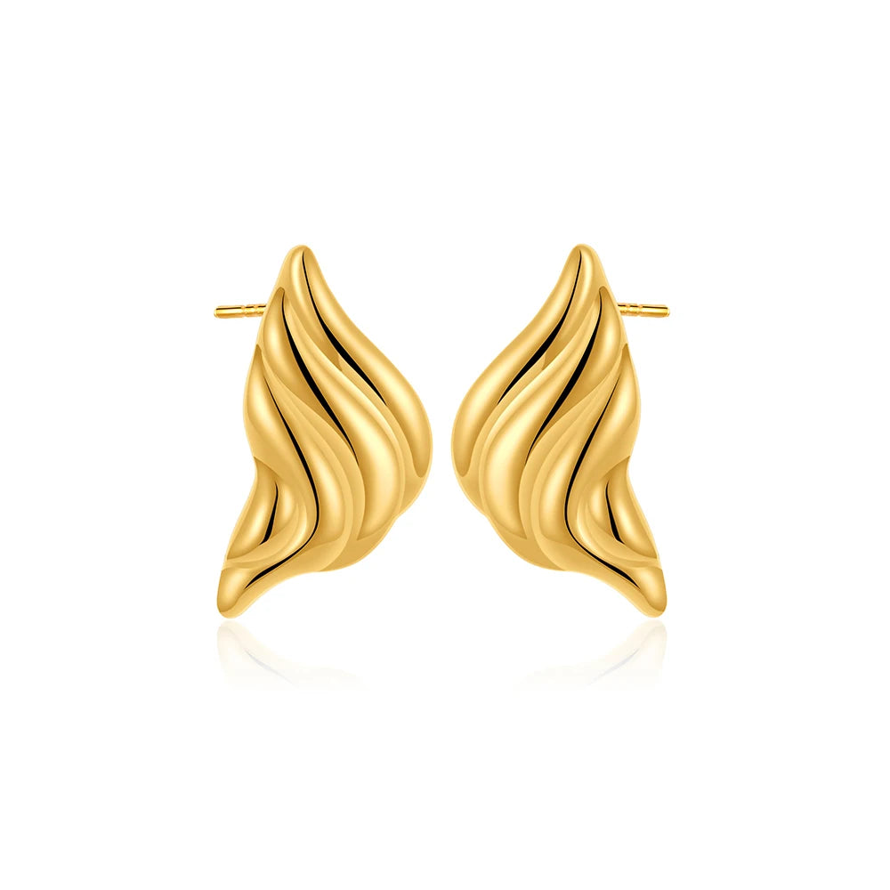 Vaila - 18k gold plated Stainless Twist Knot Earrings - Multiple Variants