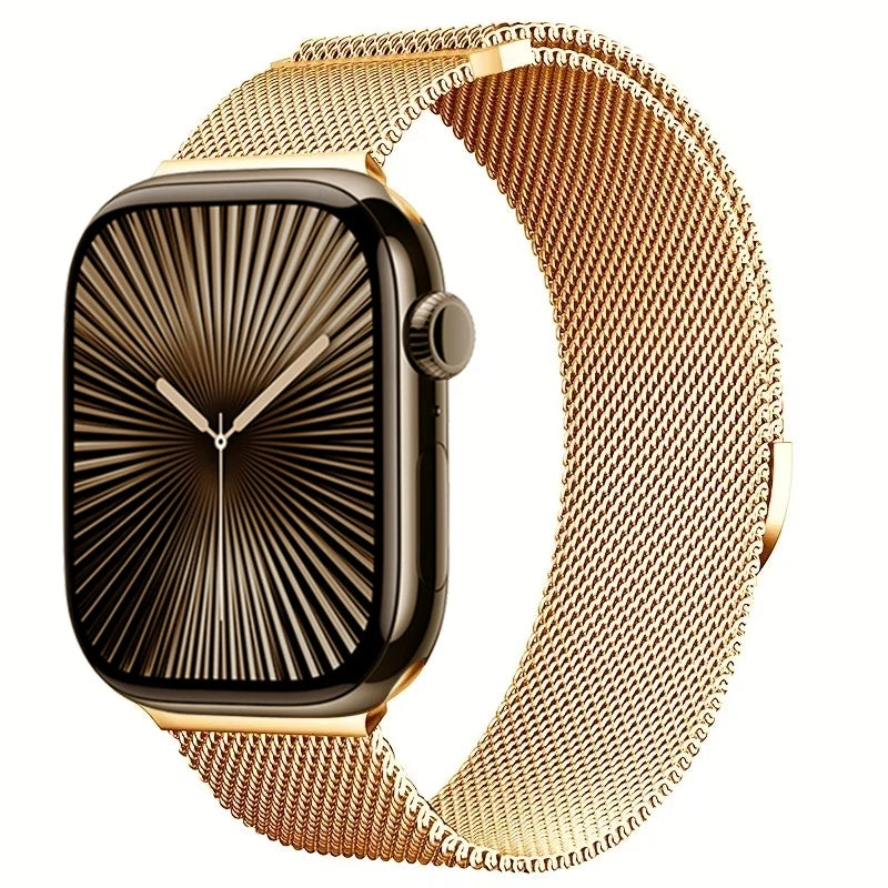 Metal Milanese Strap for Apple Watch Band Ultra3/2 49mm 11 10 9 8 7 Magnetic Bracelet iWatch 6 5 4 SE2 46mm 45mm 41mm 44mm 40mm