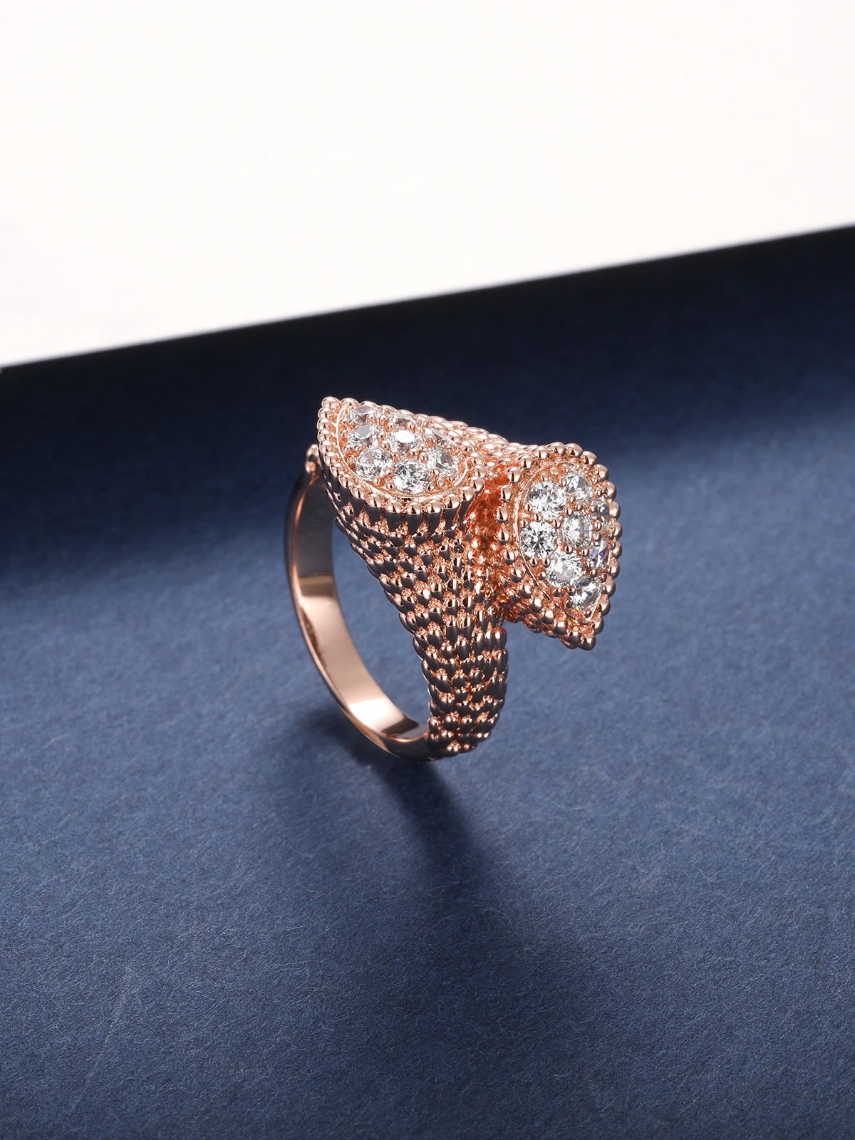 APIR 18k Gold Plated 5A Zircon Exquisite Ring for Women Bohemian Style Water Drop Shape Design Party Wedding Jewelry Luxury Ring