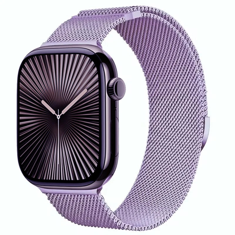 Metal Milanese Strap for Apple Watch Band Ultra3/2 49mm 11 10 9 8 7 Magnetic Bracelet iWatch 6 5 4 SE2 46mm 45mm 41mm 44mm 40mm