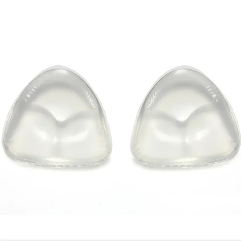 1 Pair Silicone Chest Stickers Bikini Push Up Sponge Bra Pad Breathable Insert Silicone Pads for Swimsuit Padding Accessories