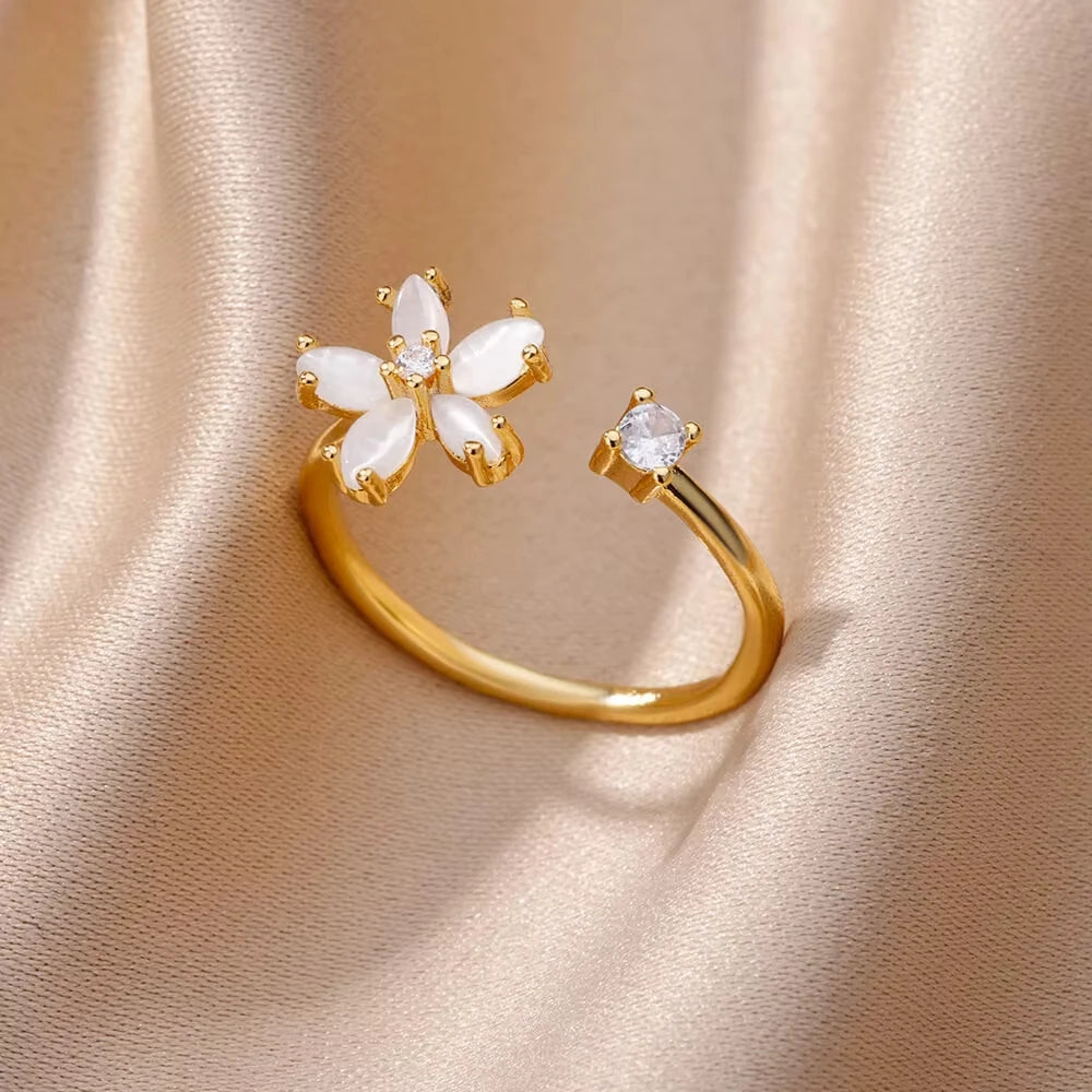 Open Rings 18k gold plated