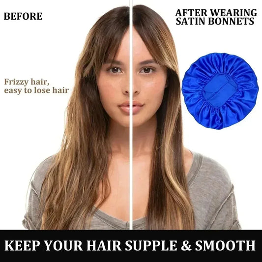 Vanessa - Double Layer Satin Hair Cap