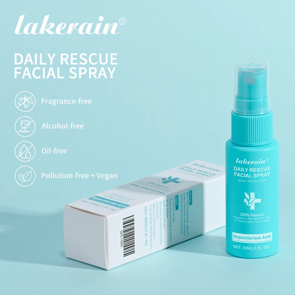 30ml Rescue Facial Spray For Sensitive Skin Hypochlorous Acid Spray Helps Reduce Redness Breakouts Soothing Balancing Spray