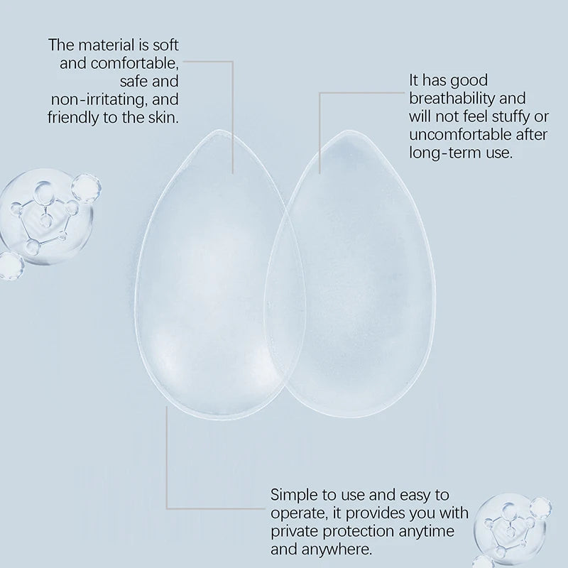 Feminine Cover Pad Concealer Reusable Invisible Adhesive Silicone For Women Leggings