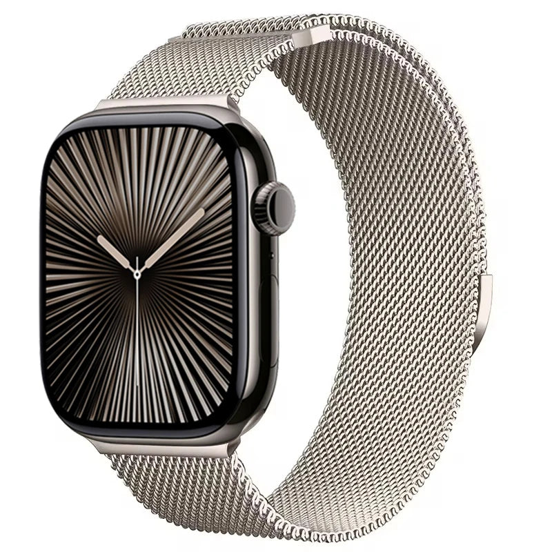 Metal Milanese Strap for Apple Watch Band Ultra3/2 49mm 11 10 9 8 7 Magnetic Bracelet iWatch 6 5 4 SE2 46mm 45mm 41mm 44mm 40mm