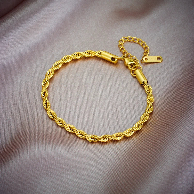 Nina - Stainless Rope Chain