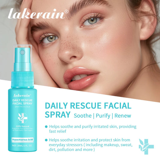30ml Rescue Facial Spray For Sensitive Skin Hypochlorous Acid Spray Helps Reduce Redness Breakouts Soothing Balancing Spray