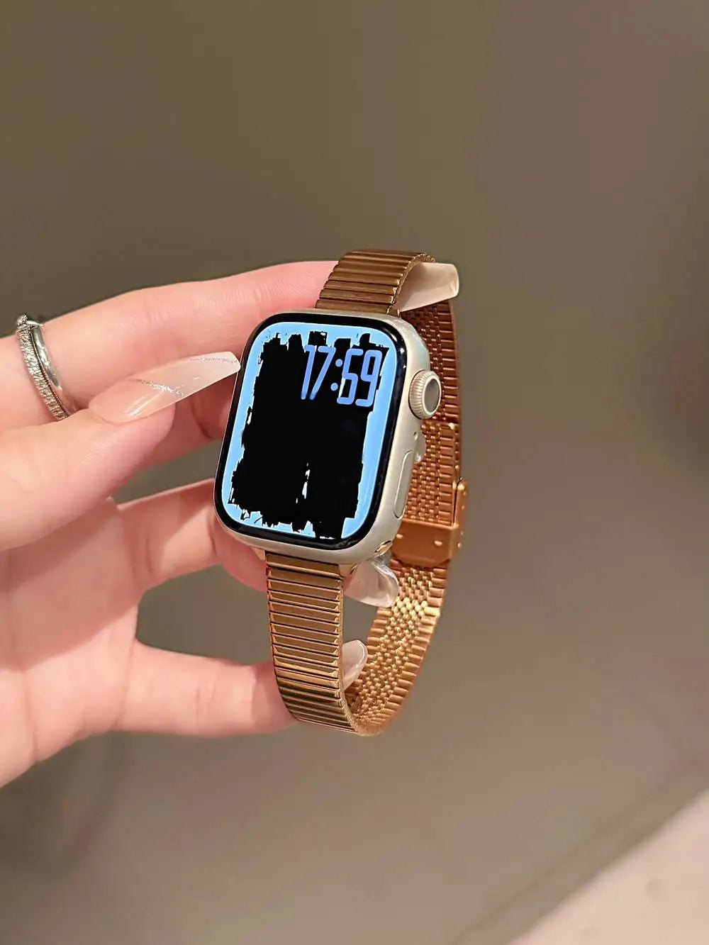 Luxury bracelet For Apple Watch band link women Series 11/8/7/6/10/9 40mm 41mm 38mm 42mm 44mm 45mm 46mm Strap