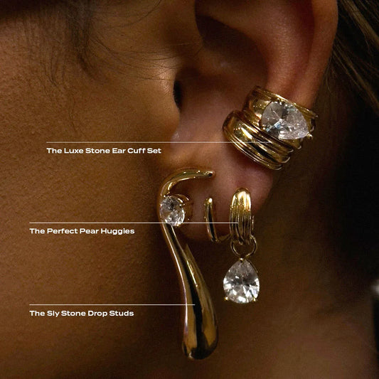 Diana - Classic 18K Gold plated Stainless Droplet