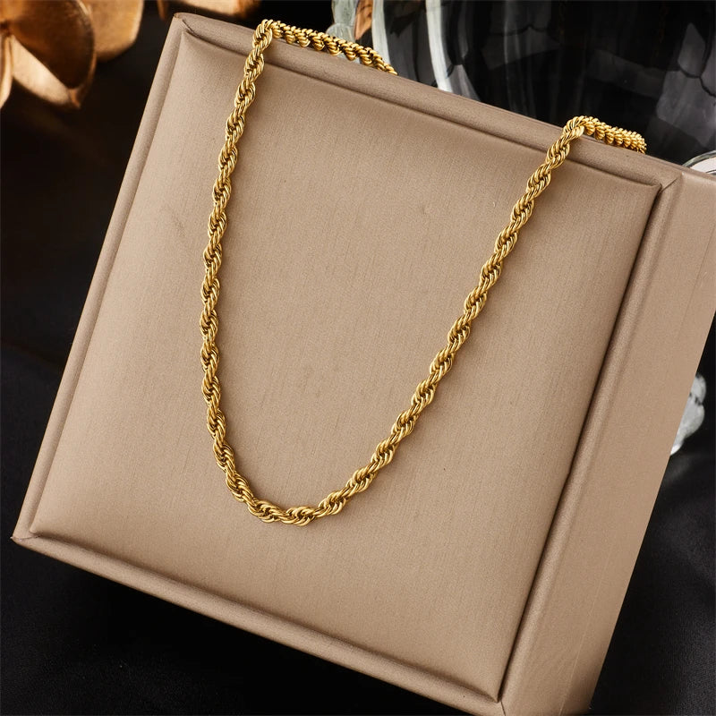 Nina - Stainless Rope Chain