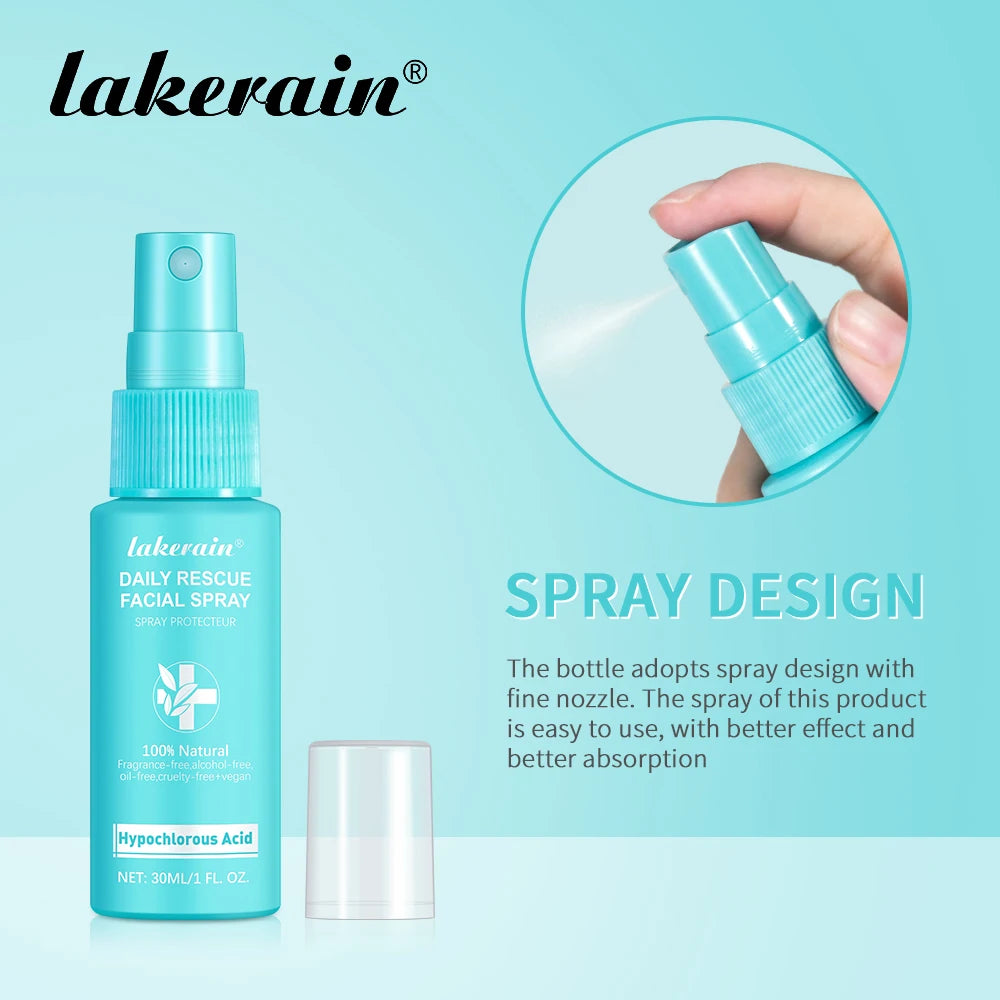 30ml Rescue Facial Spray For Sensitive Skin Hypochlorous Acid Spray Helps Reduce Redness Breakouts Soothing Balancing Spray
