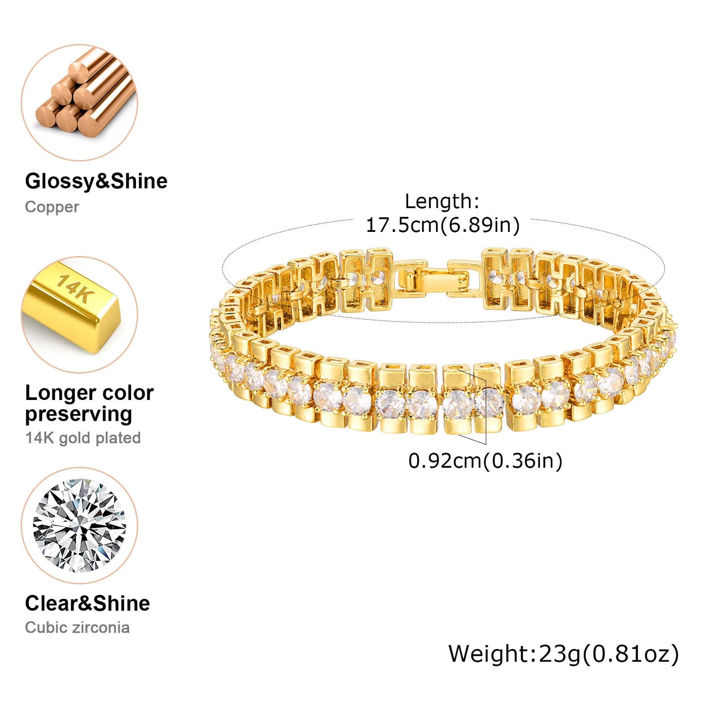 Paperclip Chain 14K Gold Plated