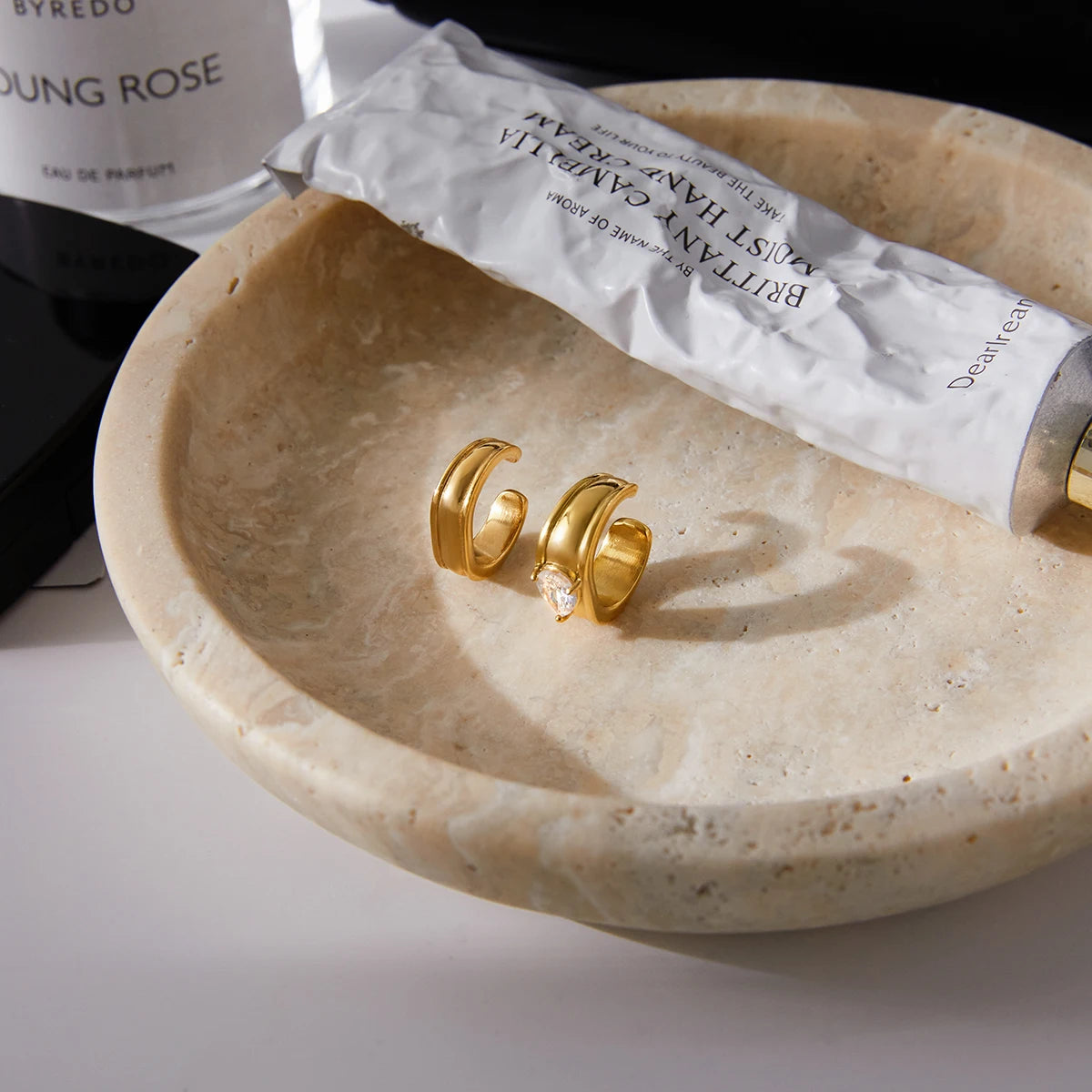 Diana - Classic 18K Gold plated Stainless Droplet