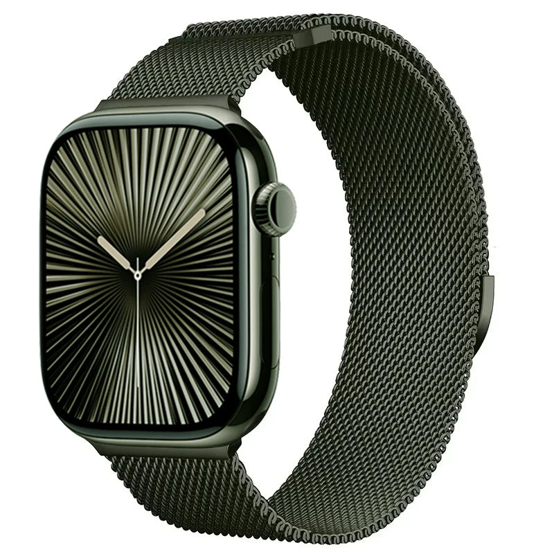 Metal Milanese Strap for Apple Watch Band Ultra3/2 49mm 11 10 9 8 7 Magnetic Bracelet iWatch 6 5 4 SE2 46mm 45mm 41mm 44mm 40mm