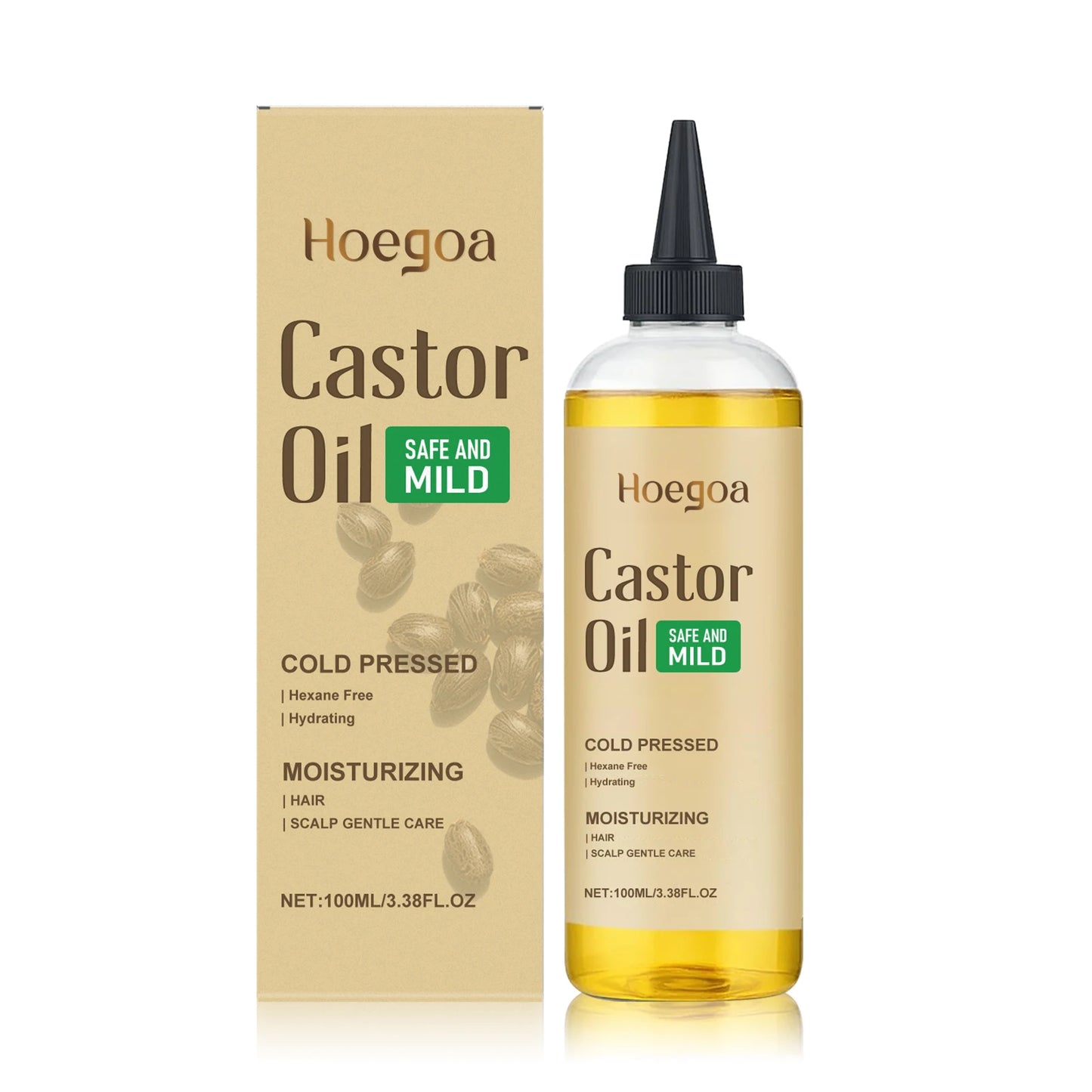 Castor Oil Essential Oil For Hair Strengthen Repair Regrowth Oil