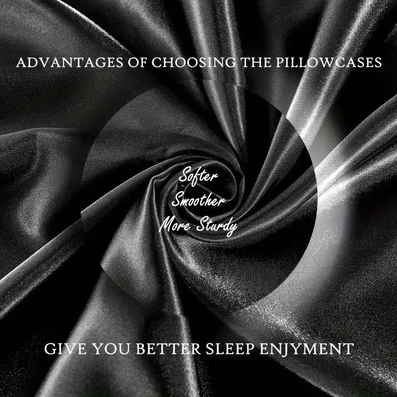 2-piece Pure Emulation Silk Satin Pillowcase