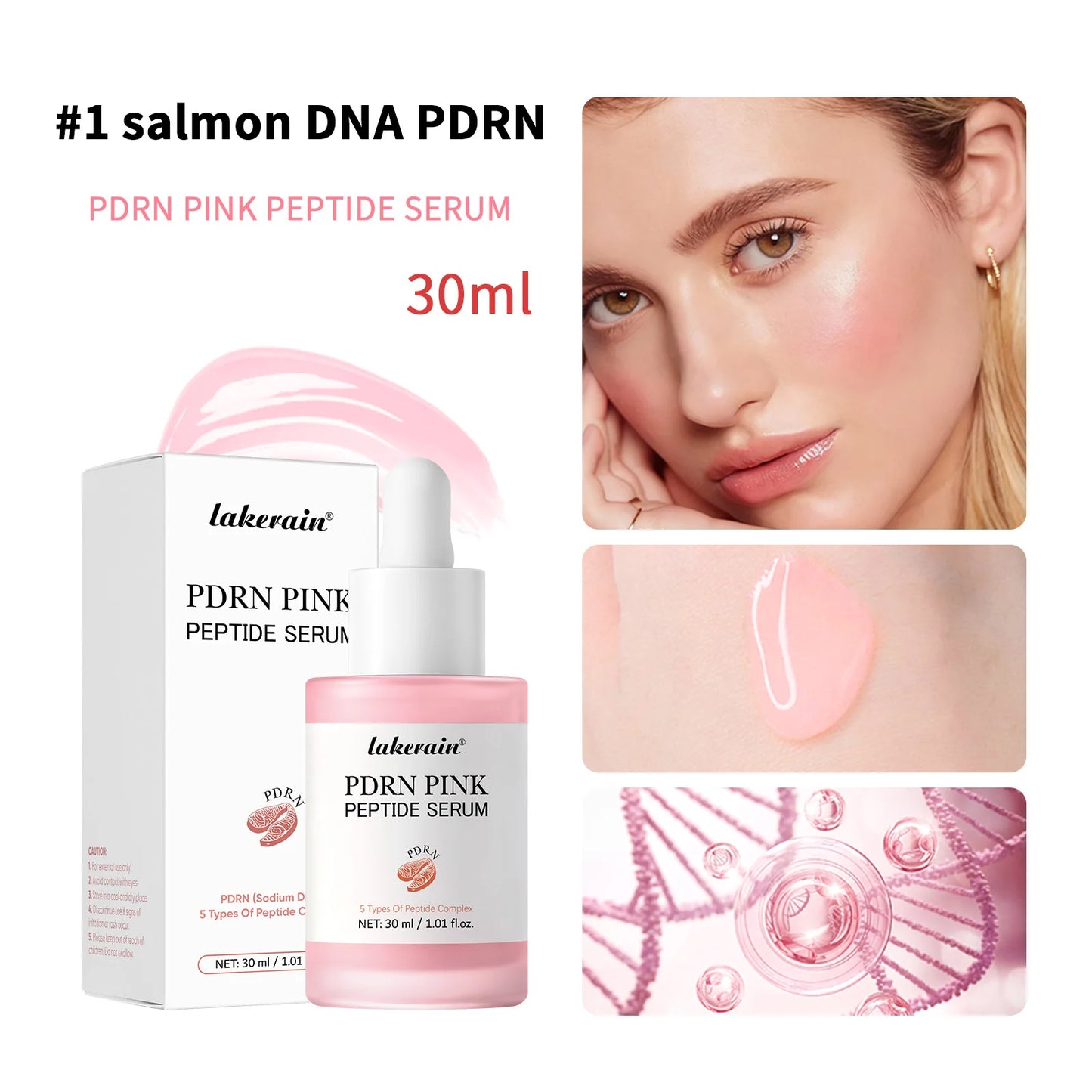 Salmon DNA PDRN - Korean Pink Peptide Serum