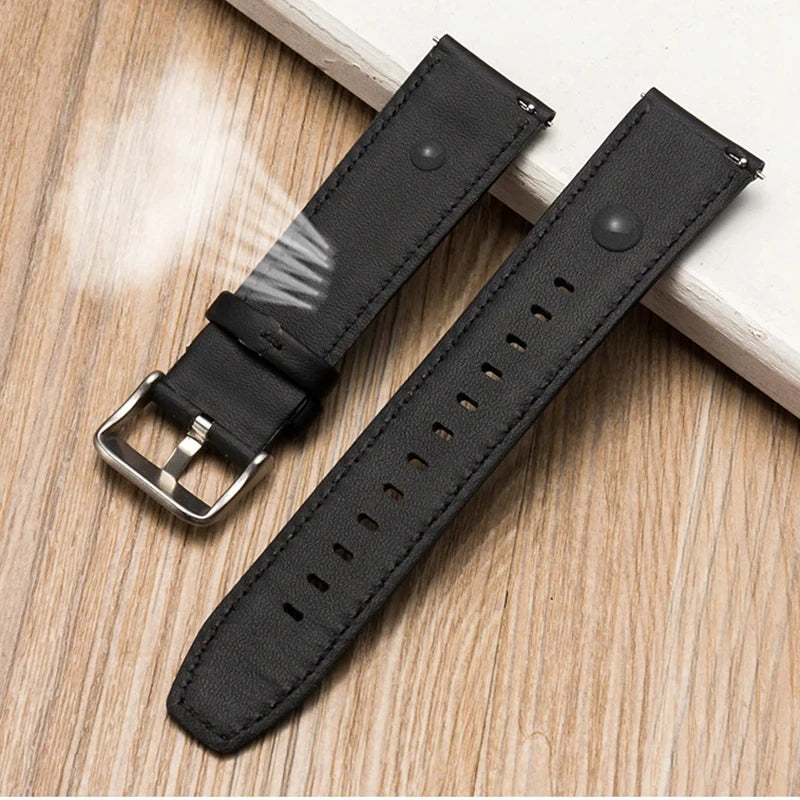 Leather Watch Band for Apple Watch iWatch series 8 7 6 5 4 3 Se