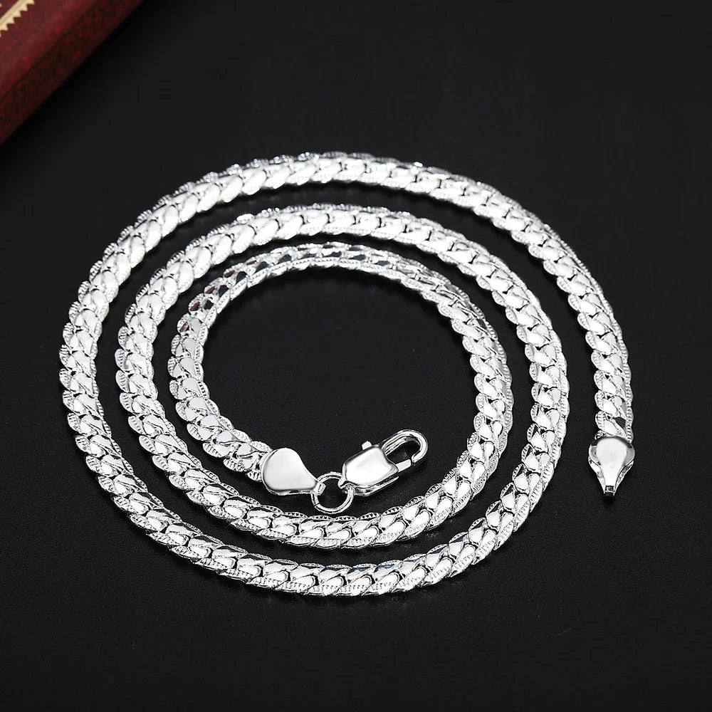 Naomi - 925 Sterling Silver 6mm Necklace