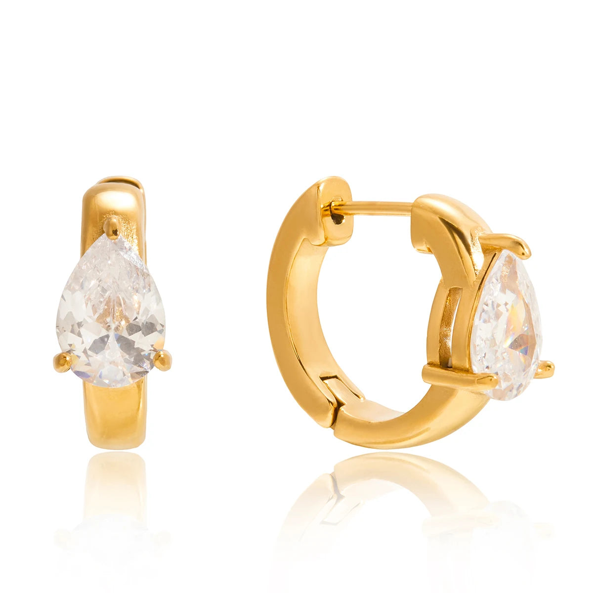 Diana - Classic 18K Gold plated Stainless Droplet