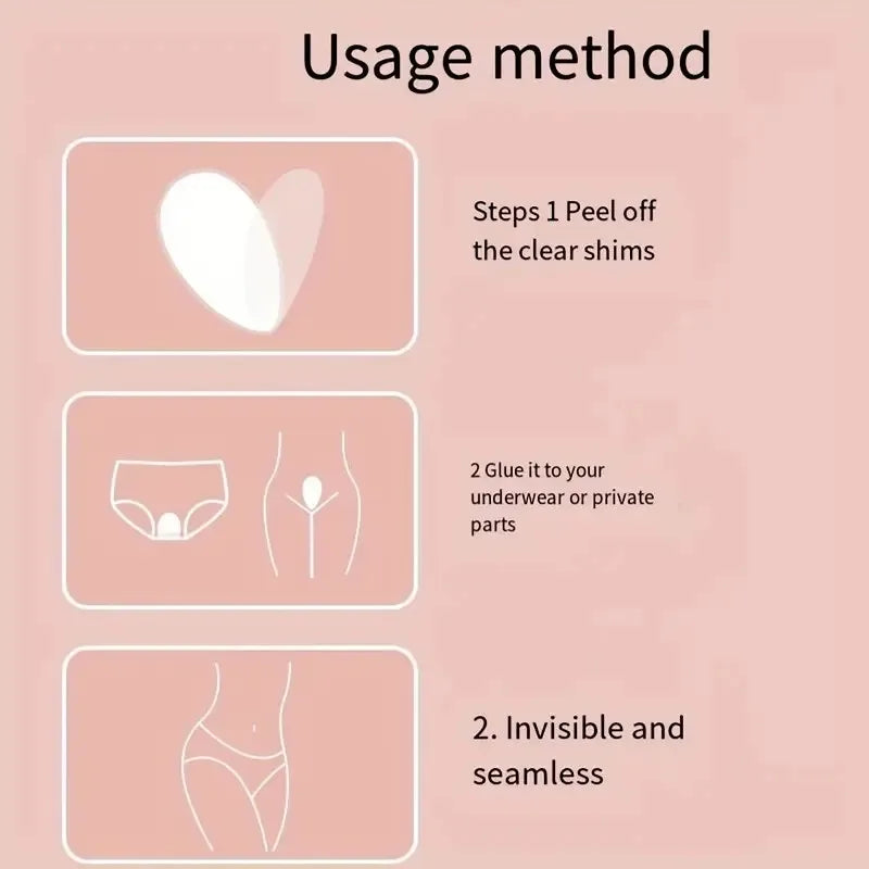 Discreet Anti-Exposure Patches for Yoga Pants & Swimwear: Self-Adhesive, Ultra-Thin, Invisible Underwear Stickers