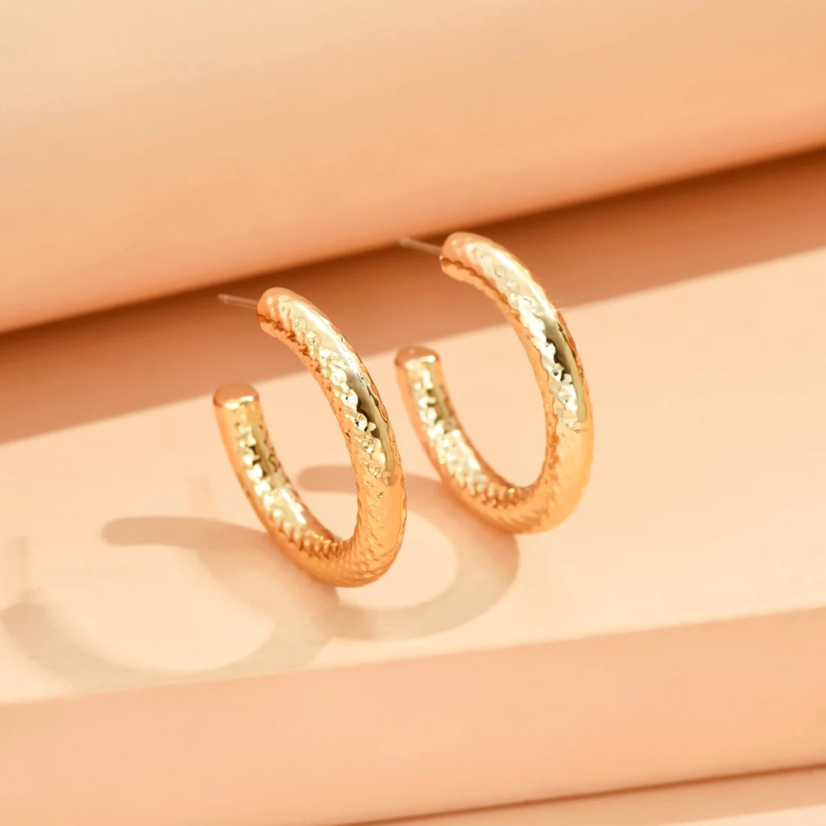 Geometric Metallic Earrings